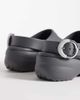 Crocs Crocs Classic Platform Buckle Clogs in black - 3