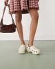 Crocs Crocs classic platform clogs in bone-White - 1
