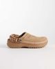 Crocs Crocs Crafted vegan suede stitch clogs in sepia brown - 1
