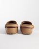 Crocs Crocs Crafted vegan suede stitch clogs in sepia brown - 4