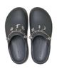 Crocs Crocs Dylan Notched boho clogs in dark gray-Black - 3