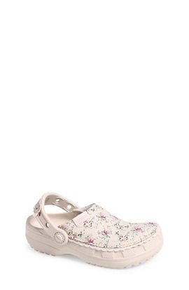 CROCS CROCS Kids' Classic Crafted Floral Clog