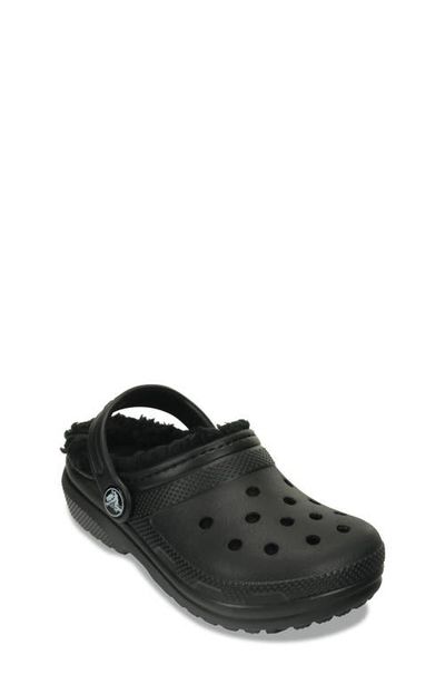 CROCS CROCS Kids' Classic Faux Fur Lined Clog