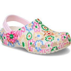 CROCS CROCS Kids' Classic Retro Flower Clog