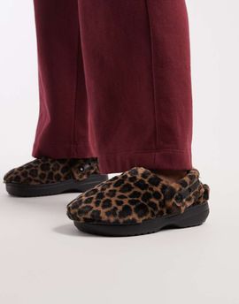Crocs Crocs Unfurgettable clog in brown leopard print-Multi