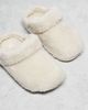 Crocs Crocs Unisex Cozzzy fleece slippers in cream-Neutral - 2