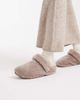 Crocs Crocs Unisex Cozzzy fleece slippers in mushroom-Neutral - 1