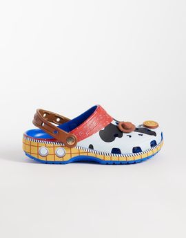 Crocs Crocs Unisex Toy Story Woody Classic Clogs in blue jeans