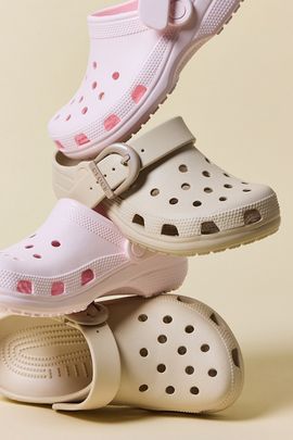 Crocs Crocs Women's Classic Buckle Clog in Frappe, Women's at Urban Outfitters