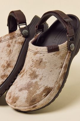 Crocs Crocs Women's Crafted Pony Hair Clog in Espresso, Women's at Urban Outfitters