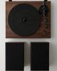 Crosley Crosley C62 Record Player & Speakers Shelf System in Brown at Urban Outfitters - 4