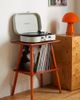 Crosley Crosley Manchester Record Player Storage Stand in Brass at Urban Outfitters - 1