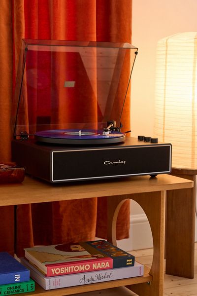 Crosley Crosley Stave Bluetooth Record Player in Black at Urban Outfitters