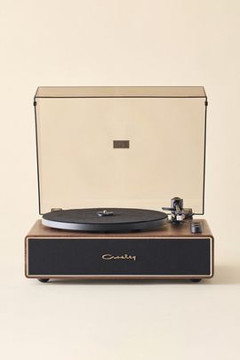 Crosley Crosley Stave Bluetooth Record Player in Brown at Urban Outfitters