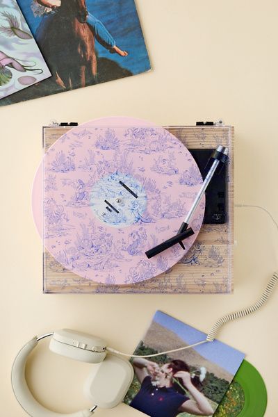 Crosley Crosley UO Exclusive Scout Mermaid Record Player in Tan at Urban Outfitters
