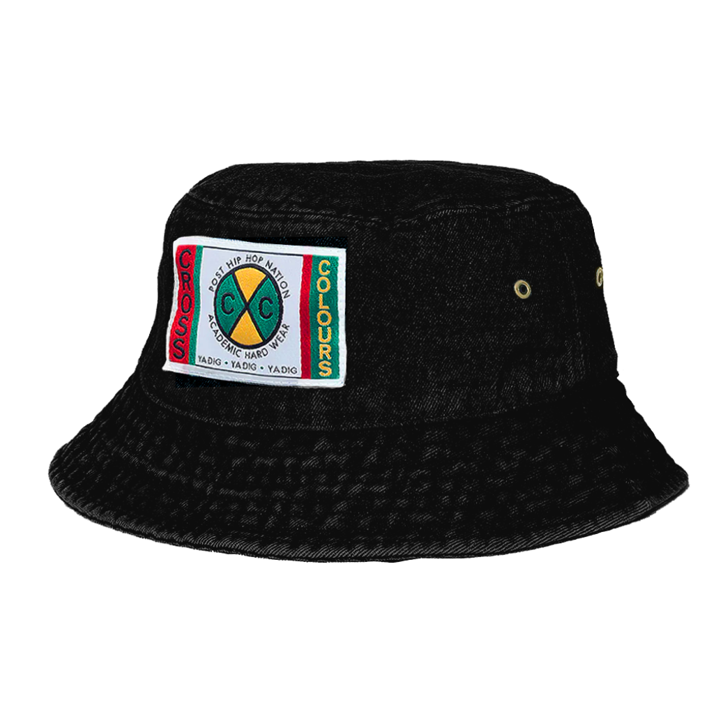 Cross Colours Cross Colours Label Denim Bucket Hat