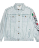 Cross Colours Cross Colours Oversize Denim Graffiti Jacket - 1