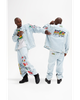 Cross Colours Cross Colours Oversize Denim Graffiti Jacket - 3