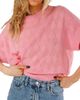 Crush Cashmere Women's Pea Pointelle-Knit Cashmere Sweater - 4