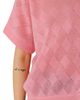 Crush Cashmere Women's Pea Pointelle-Knit Cashmere Sweater - 6
