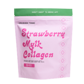 CRUSHED TONIC CRUSHED TONIC Strawberry Mylk Marine Collagen Supplement