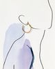 Crystal Haze Baguette Chakra Hoops - 3