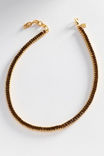 Crystal Haze Baguette Necklace