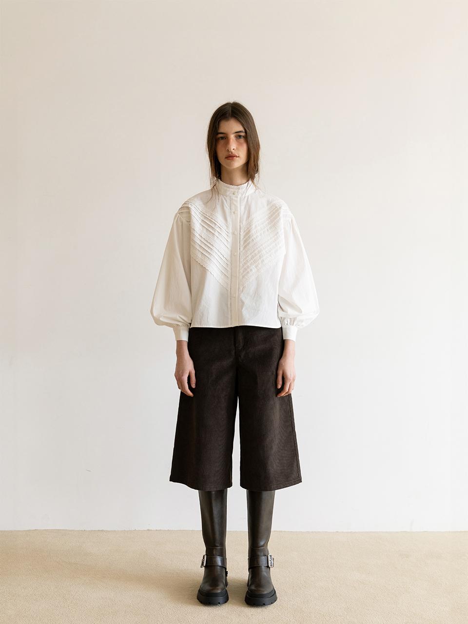 cttn Corduroy Culotte Pants_ Brown