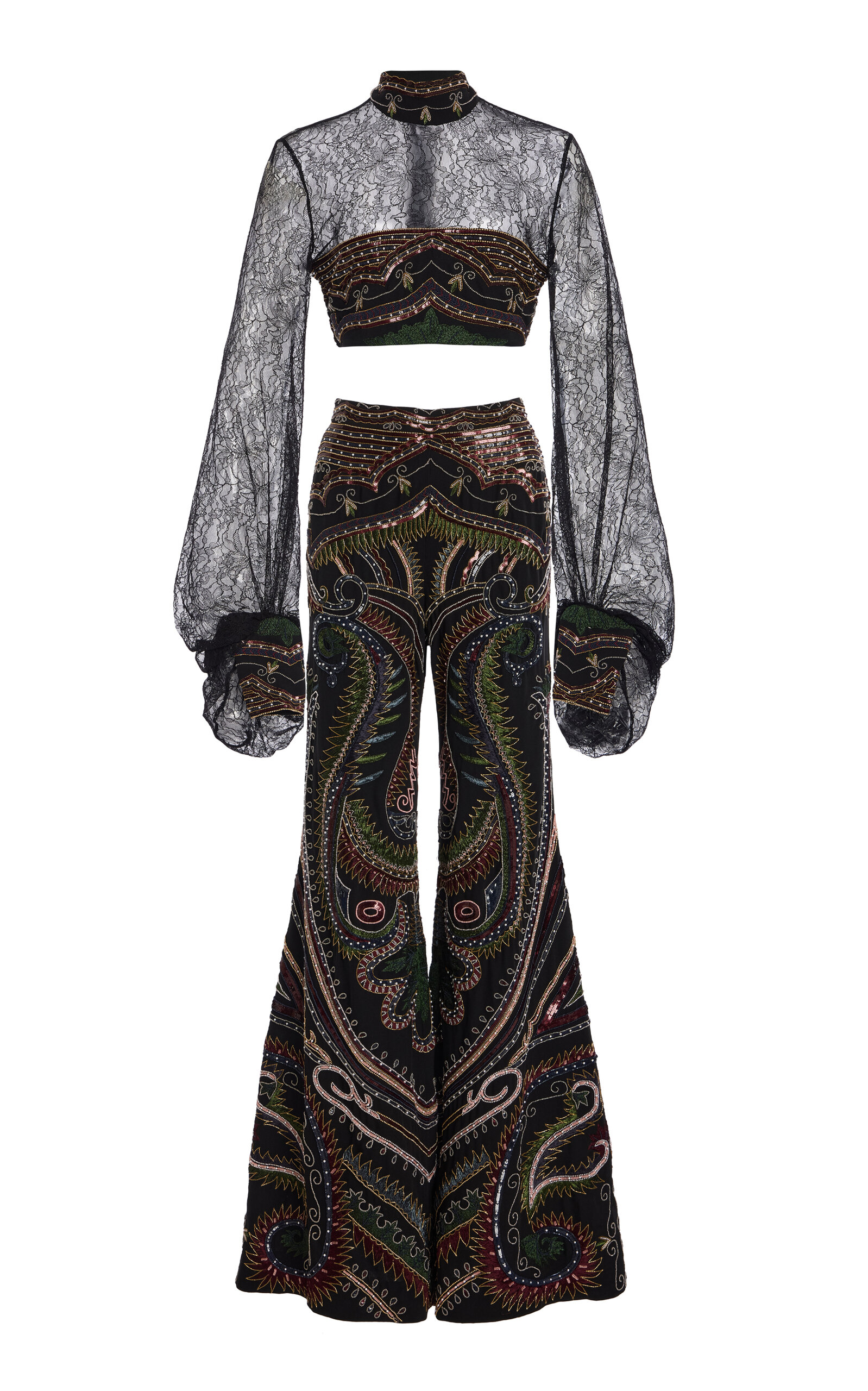 Cucculelli Shaheen Raden Embroidered Set Multi