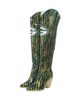 CUCE Cuce Green Bay Packers Over-the-Knee Two-Tone Sequin Boots  - 1