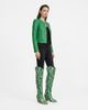 CUCE Cuce Philadelphia Eagles Over-the-Knee Two-Tone Sequin Boots - 4
