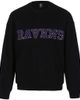 CUCE Women's Cuce Black Baltimore Ravens Chenille Jeweled Sweatshirt  - 1