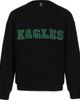 CUCE Women's Cuce Black Philadelphia Eagles Chenille Jeweled Sweatshirt  - 1