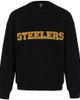 CUCE Women's Cuce Black Pittsburgh Steelers Chenille Jeweled Sweatshirt  - 1