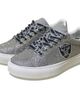 CUCE Women's Cuce Silver Las Vegas Raiders Team Color Crystal Sneakers  - 1