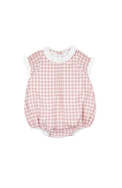 Cuclie Baby Cuclie Baby Gingham Bubble Romper