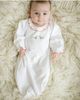 Cuclie Baby Cuclie Baby Newborn Christmas Day Gown Holly Embroidery - 3