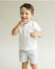 Cuclie Cuclie Linen Shorts - Lt.Blue Striped - 3