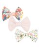 Cuclie Cuclie Vintage Floral Small Hair Bow Set - 1