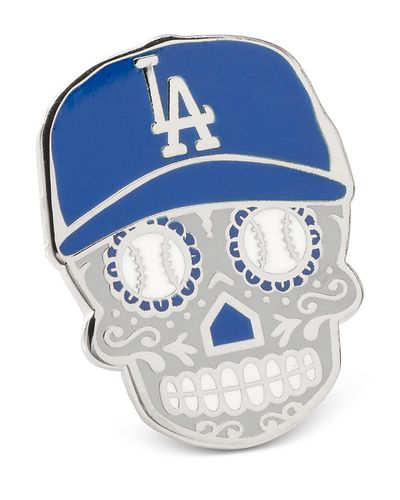 Cufflinks Inc Cufflinks Inc La Dodgers Sugar Skull Lapel Pin