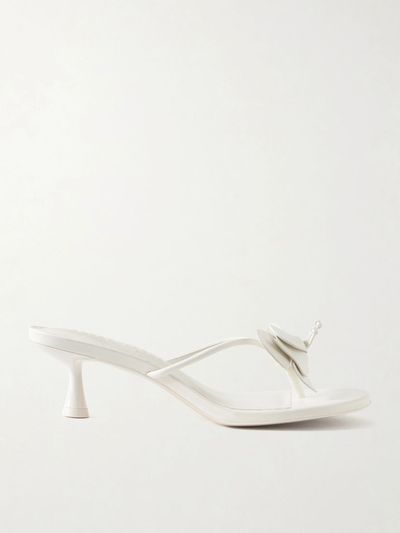 CULT GAIA Addison embellished leather thong sandals