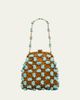 Cult Gaia Brielle Caged Suede Top-Handle Bag - 1