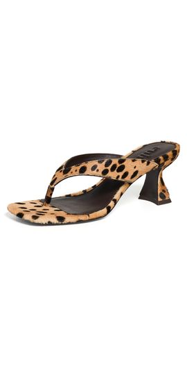 Cult Gaia Cult Gaia Abi Sandals Cheetah