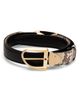 Cult Gaia Cult Gaia Ailani Reversible Skinny Leather Belt - 1