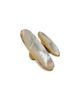 Cult Gaia Cult Gaia Ami Mother Of Pearl Inlay Ring in Gold Tone - 2