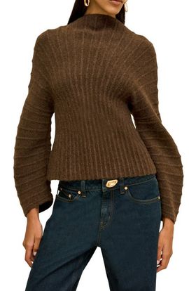 Cult Gaia Cult Gaia Araki Ribbed Mock Neck Top