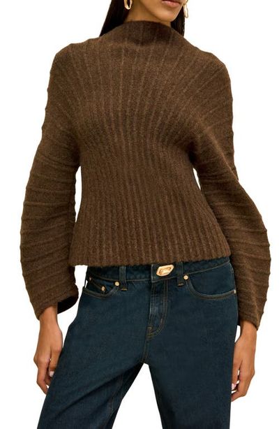 Cult Gaia Cult Gaia Araki Ribbed Mock Neck Top