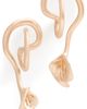 Cult Gaia Cult Gaia Calla Earrings Brushed Brass One - 1