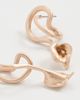 Cult Gaia Cult Gaia Calla Earrings Brushed Brass One - 4