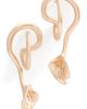 Cult Gaia Cult Gaia Calla Earrings Brushed Brass One - 5